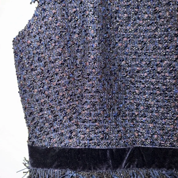 J Crew Tweed Constellation Sparkle Shift Dress Size 16 - Picture 9 of 14